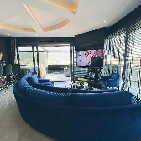 # B87 - Luxus-duplex Apartment, 12 Und 13 Stock Ueber Alanya, Whirlpool Mit Meerblick, Bar, Baeder, Terrassen, Gym, Private Tower Alanya