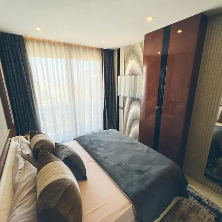 Διαμέρισμα # B87 - Luxus-duplex Apartment, 12 Und 13 Stock Ueber Alanya, Whirlpool Mit Meerblick, Bar, Baeder, Terrassen, Gym, Private Tower Αλάνια